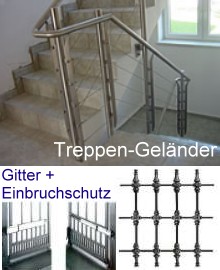 Treppengelnder und Einbruchschutz